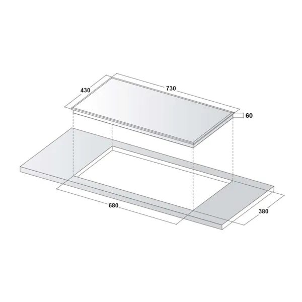 Bếp từ đôi Canzy CZ 898B-62ID