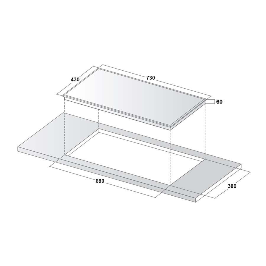 Bếp từ đôi Canzy CZ 898B-62ID