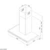 Máy Hút Mùi Áp Tường Malloca ZETA K1573