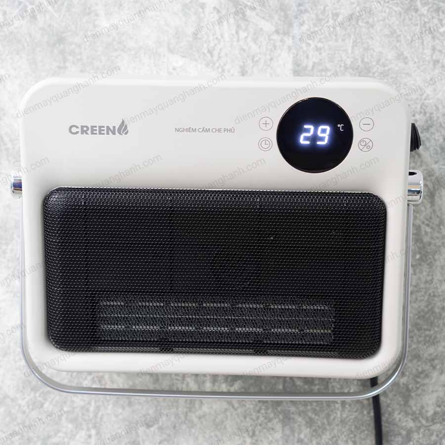 Ảnh thực tế Máy sưởi gốm treo tường Creen CR-H38DT