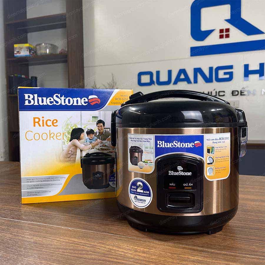 Ảnh thực tế Nồi cơm điện 1.2 lít Bluestone RCB-5512