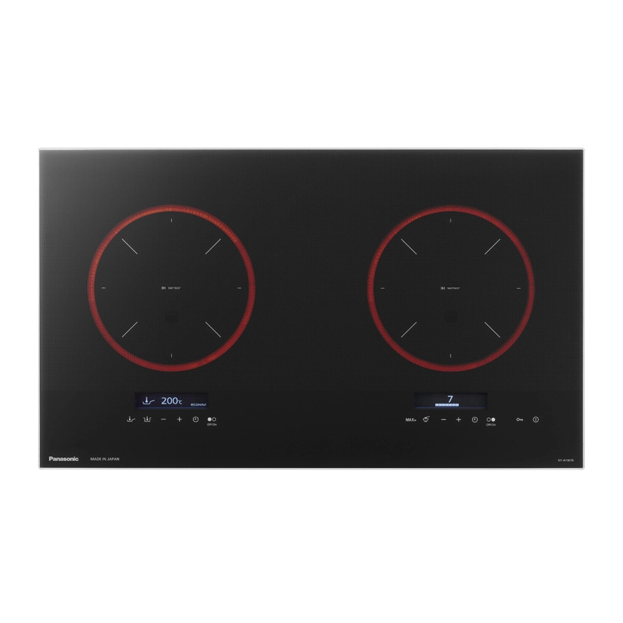 Bếp từ đôi lắp âm Panasonic KY-A1W70KRA