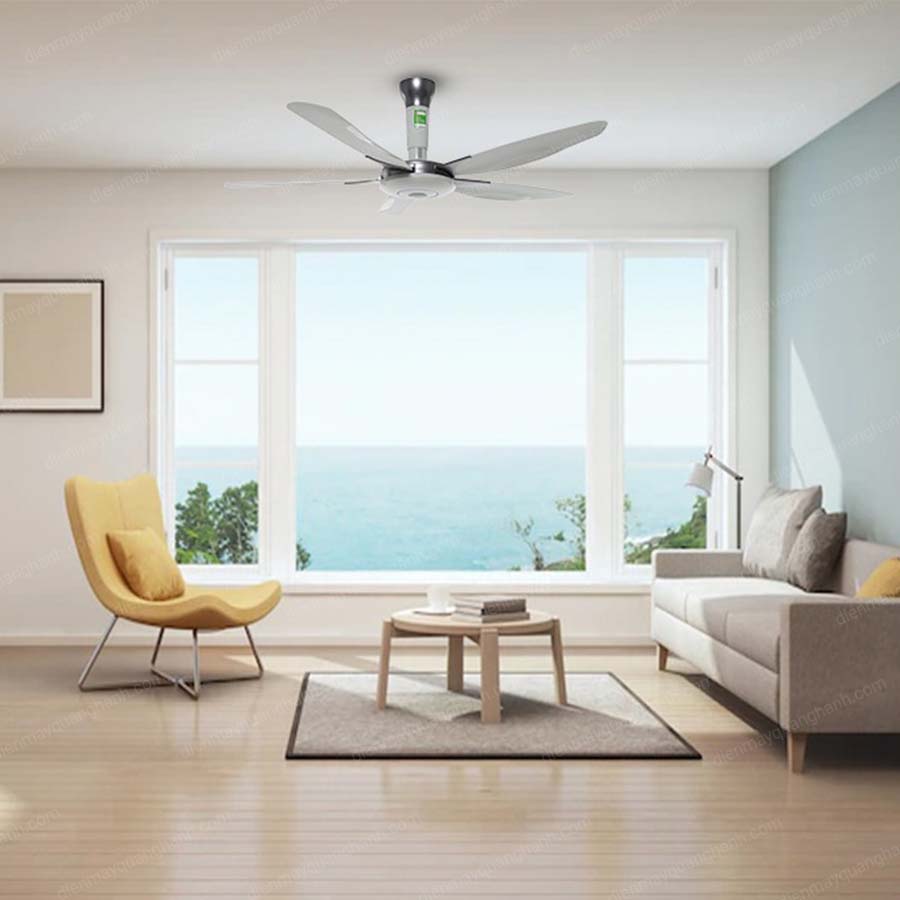 Ảnh thực tế Quạt trần KDK Z60WS 5 cánh