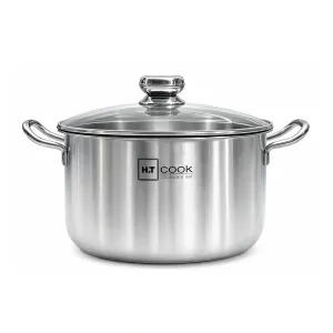 Nồi thân đúc đáy liền Inox 430 Fivestar HT COOK HTN32002 32cm