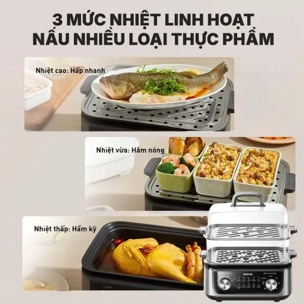 Nồi lẩu hấp điện Joyoung JFS-556