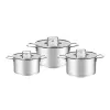Bộ nồi Inox 3 món Elmich EL2473 size 16,20,24 cm