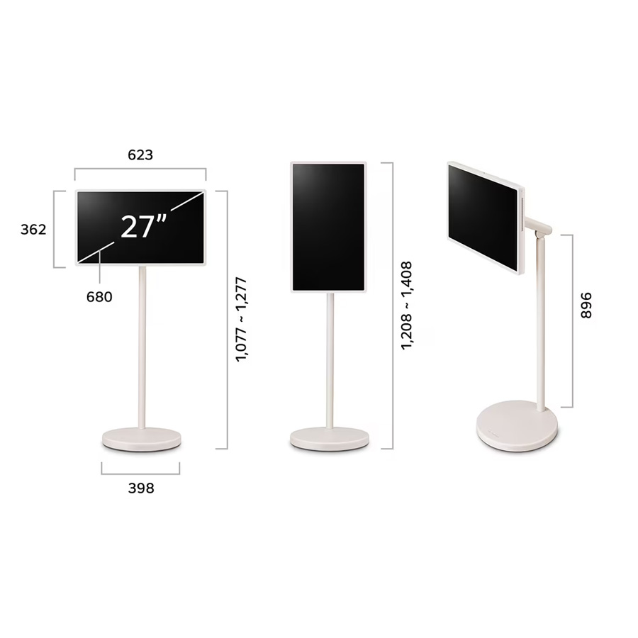 Màn hình giải trí di động 27 inch LG StanbyME 2 – 27LX6TDGA