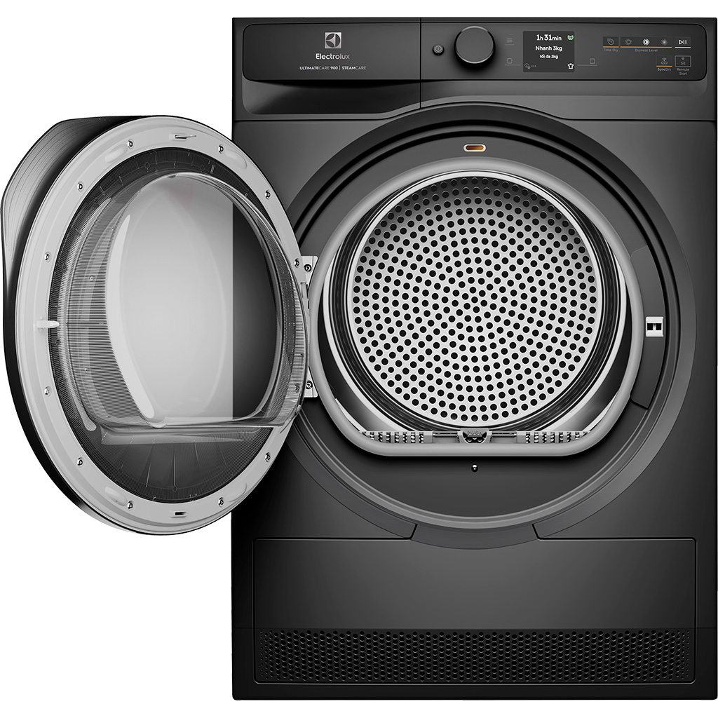 Máy sấy quần áo bơm nhiệt Electrolux 9 kg EDH902R9SC