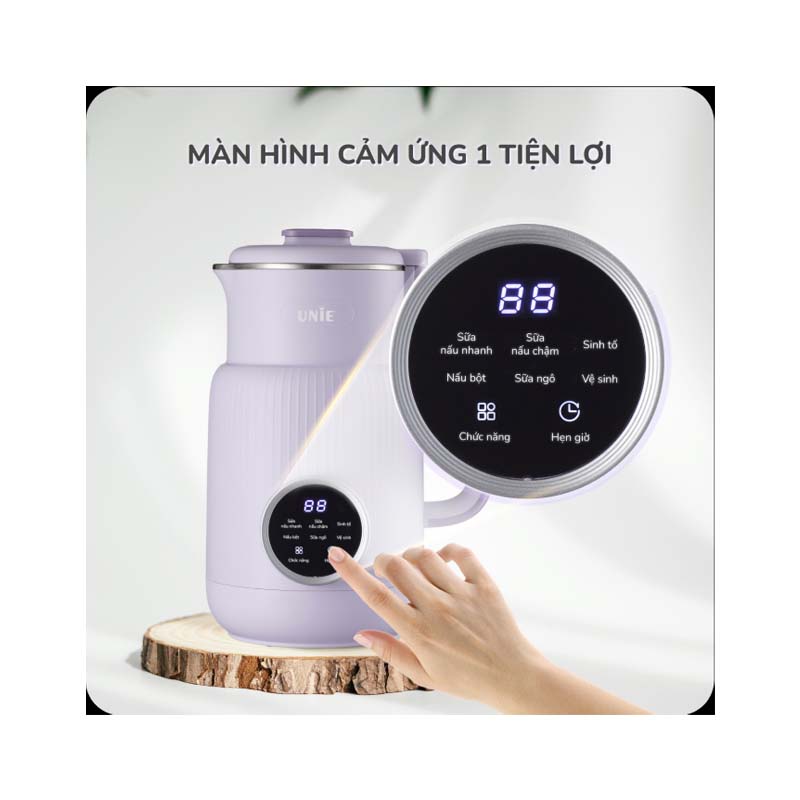 Máy làm sữa hạt Unie UMB08 Pro, dung tích cối 600ml
