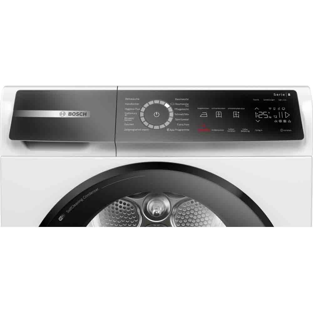 Máy sấy bơm nhiệt Bosch 9kg WQB245B40 Serie 8