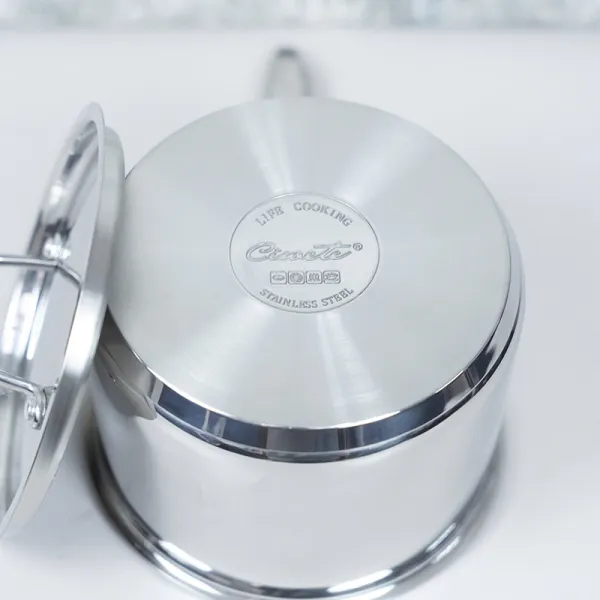 Quánh Inox cao cấp Ciwete 18cm SS0203-D