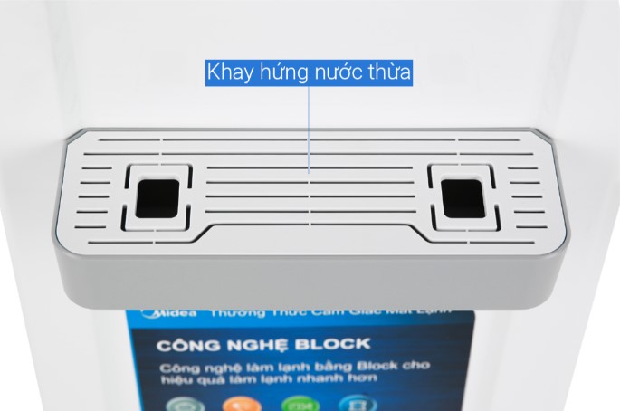 Cây nước nóng lạnh Midea YL1932S, 550W, Block, 2 vòi