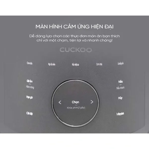 Nồi cơm điện tử Cuckoo CRP-LHBR1000F/GRGRRCRCKV 1.8 lít