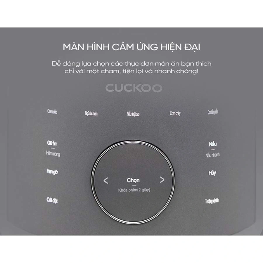 Nồi cơm điện tử Cuckoo CRP-LHBR1000F/GRGRRCRCKV 1.8 lít
