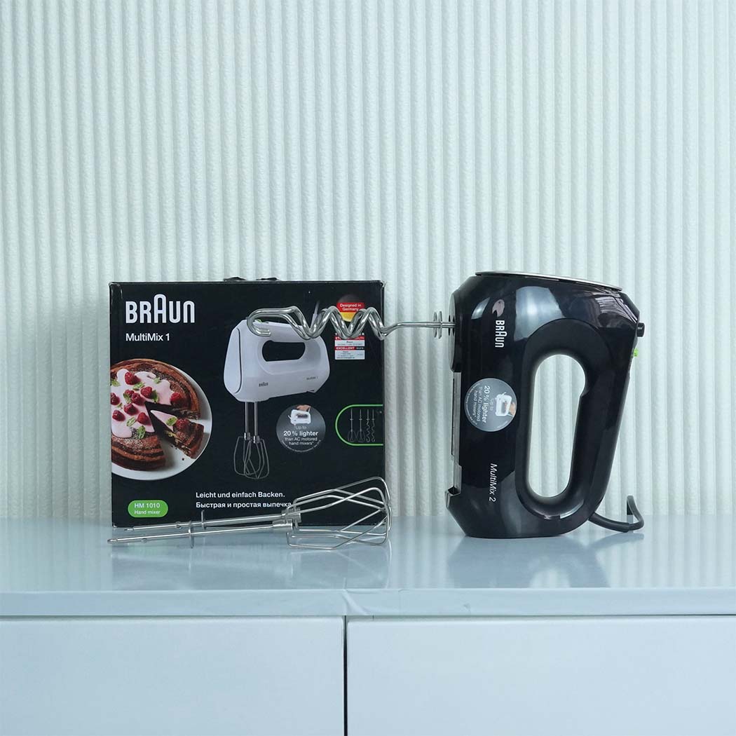 Ảnh thực tế Máy đánh trứng cầm tay Braun HM2110BK