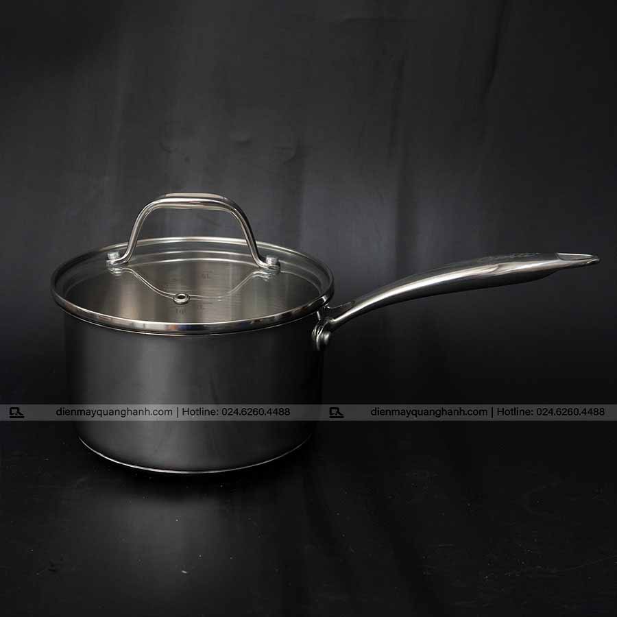Ảnh thực tế Bộ nồi inox cao cấp Ciwete 7 món có xửng hấp (chảo inox) SS0103-11PC NEW-SS