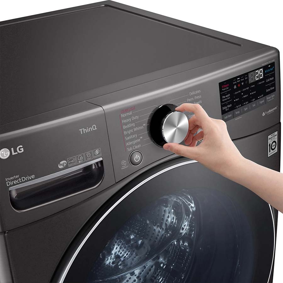 Máy giặt sấy LG AI DD Inverter giặt 21 kg – sấy 12 kg F2721HVRB