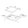 Bếp từ 3 vùng nấu Hafele HC-IF77D 536.61.665