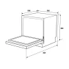 Máy rửa bát mini 10 bộ Hafele HDW-T5552B 538.21.342