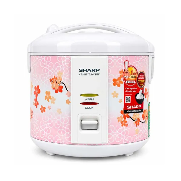 Nồi cơm điện Sharp KS-181TJV “PB” dung tích 1.8 lít