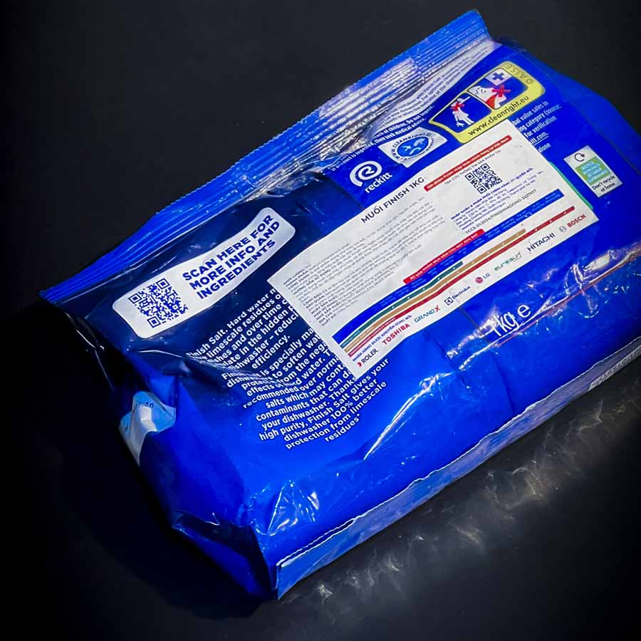 Ảnh thực tế Muối rửa bát Finish Salt 1 Kg