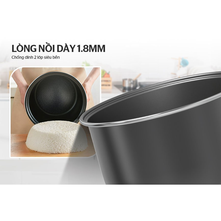 Nồi cơm điện Sunhouse 1.8 lít SHD8623