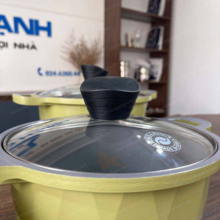 Ảnh thực tế Bộ nồi 4 cái Korea King KS-GL4TCI