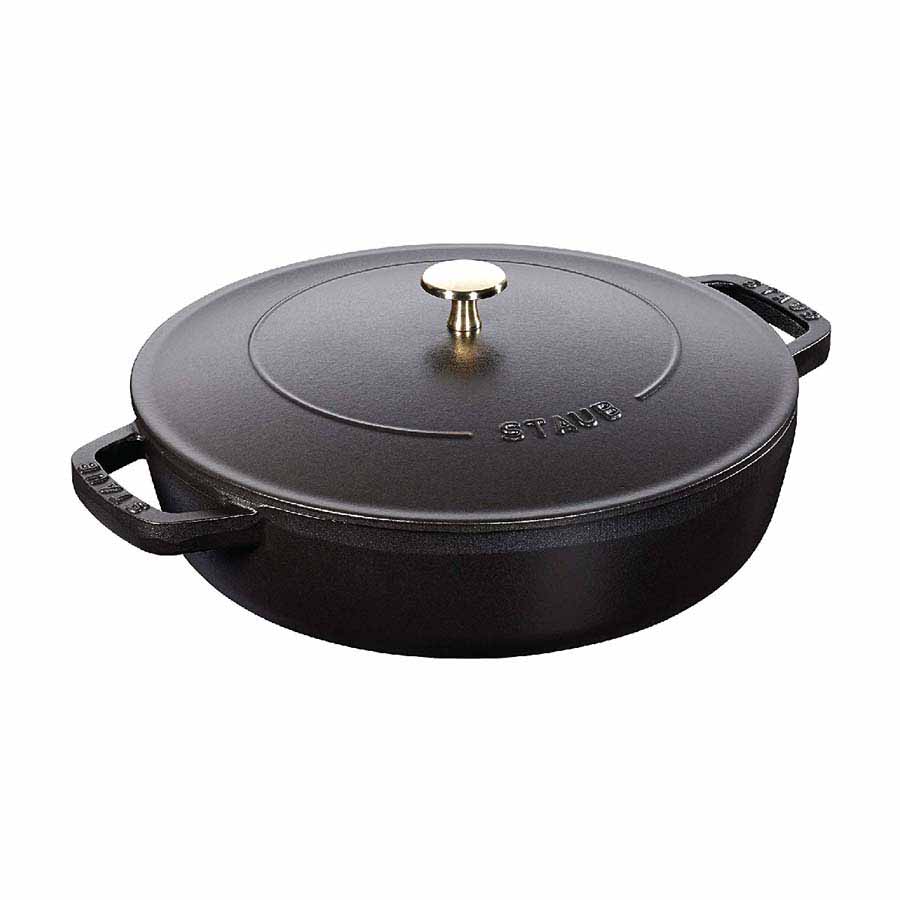 Chảo Chistera Staub màu đen 24cm - toàn cảnh sản phẩm
