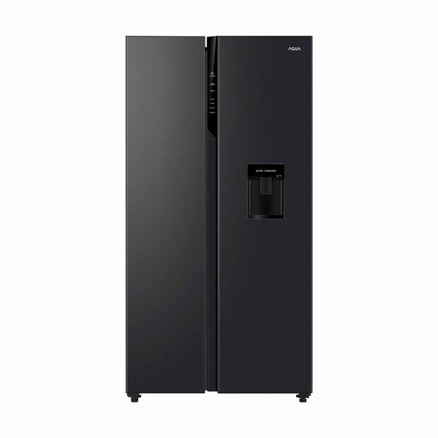 Tủ lạnh Aqua Inverter 524 lít Side By Side AQR-SW541XA(BL)