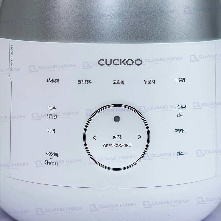 Ảnh thực tế Nồi cơm điện cao tần áp suất kép Cuckoo CRP-LHTR0610FW dung tích 1.08 lít (BH Chính Hãng)