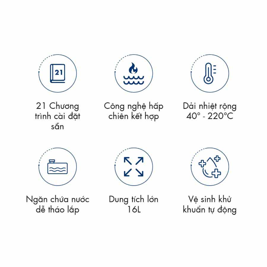 Nồi chiên hơi nước Dingo DSF16