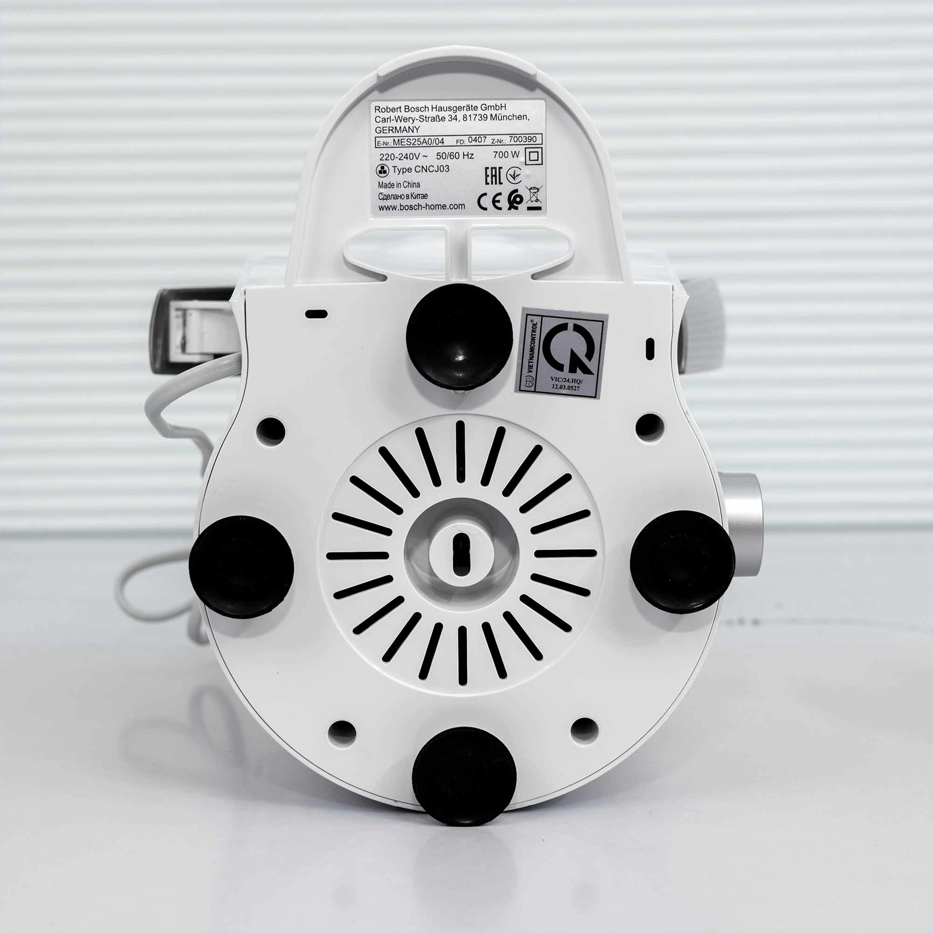 Ảnh thực tế Máy ép trái cây Bosch MES25A0 700W