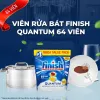 Viên rửa bát Finish Quantum 64 viên hương chanh