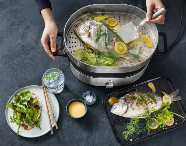 Nồi lẩu hấp Wmf Lono Hot Pot & Steam 0415540011