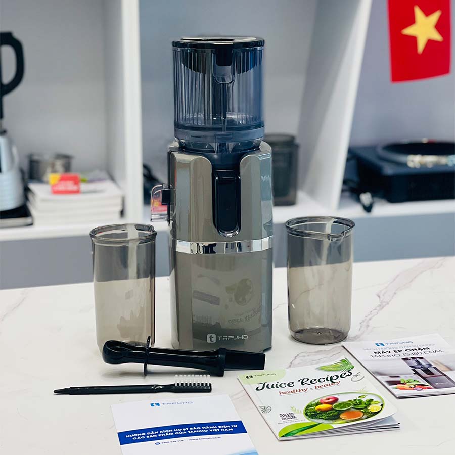 Ảnh thực tế Máy ép chậm Tapuho TSJ80 DUAL