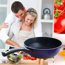 Chảo đá sâu lòng chống dính có đế từ Unimax DMW-28cm