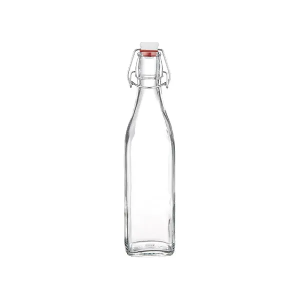 Chai thủy tinh vuông nắp cài Bormioli Rocco Swing 500ml