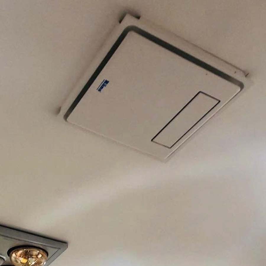 Ảnh thực tế Quạt Mát Âm Trần Điều Khiển Từ Xa Hans H10R