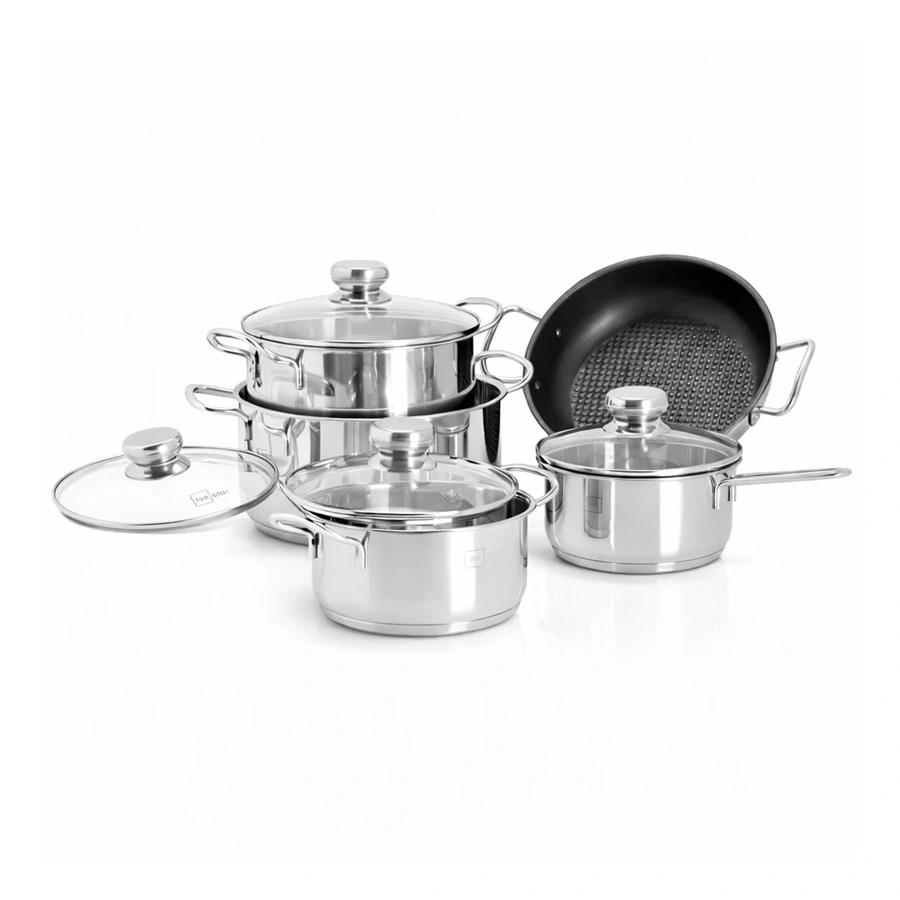 Bộ nồi 5 đáy Inox 430 Fivestar FSB55D001