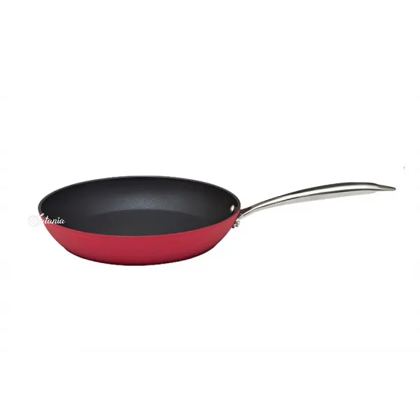 Chảo nhôm chống dính Catania đáy từ 26cm CTP-3301RIH đỏ
