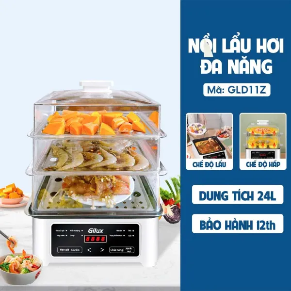 Nồi lẩu hơi đa năng Gilux GLD11Z