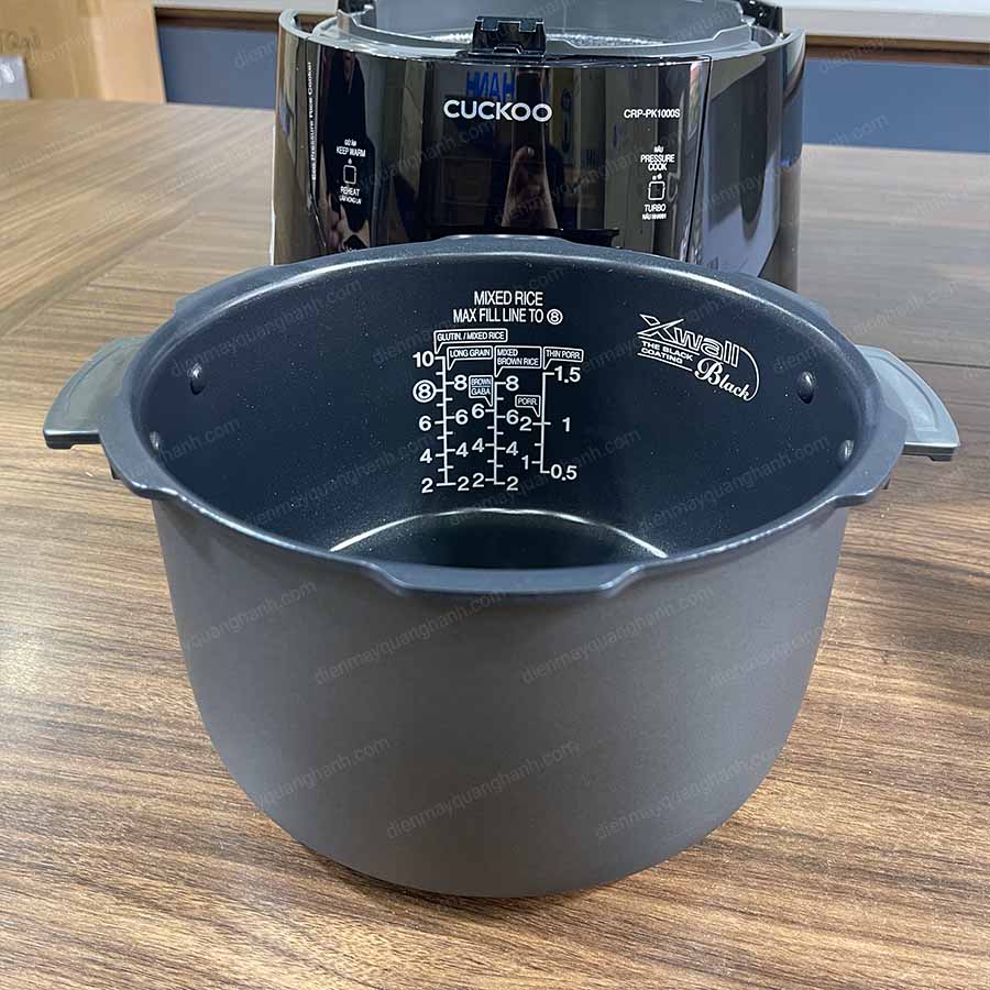 Ảnh thực tế Nồi cơm điện tử áp suất Cuckoo CRP-PK1000S dung tích 1.8 Lít