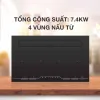 Bếp Từ Kết Hợp Máy Hút Mùi Malloca HIH-904 SLIM