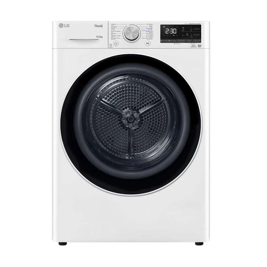 Máy sấy bơm nhiệt LG Inverter 10.5 kg DVHP50W