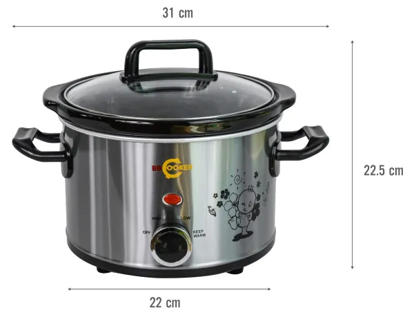 Nồi nấu cháo đa năng Hàn Quốc BBcooker BS25 (2,5L)