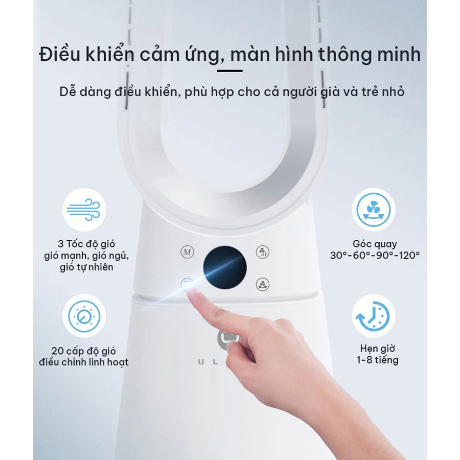 Combo quạt lọc không khí và khử khuẩn U ULTTY LIDI và PETIT LIDI