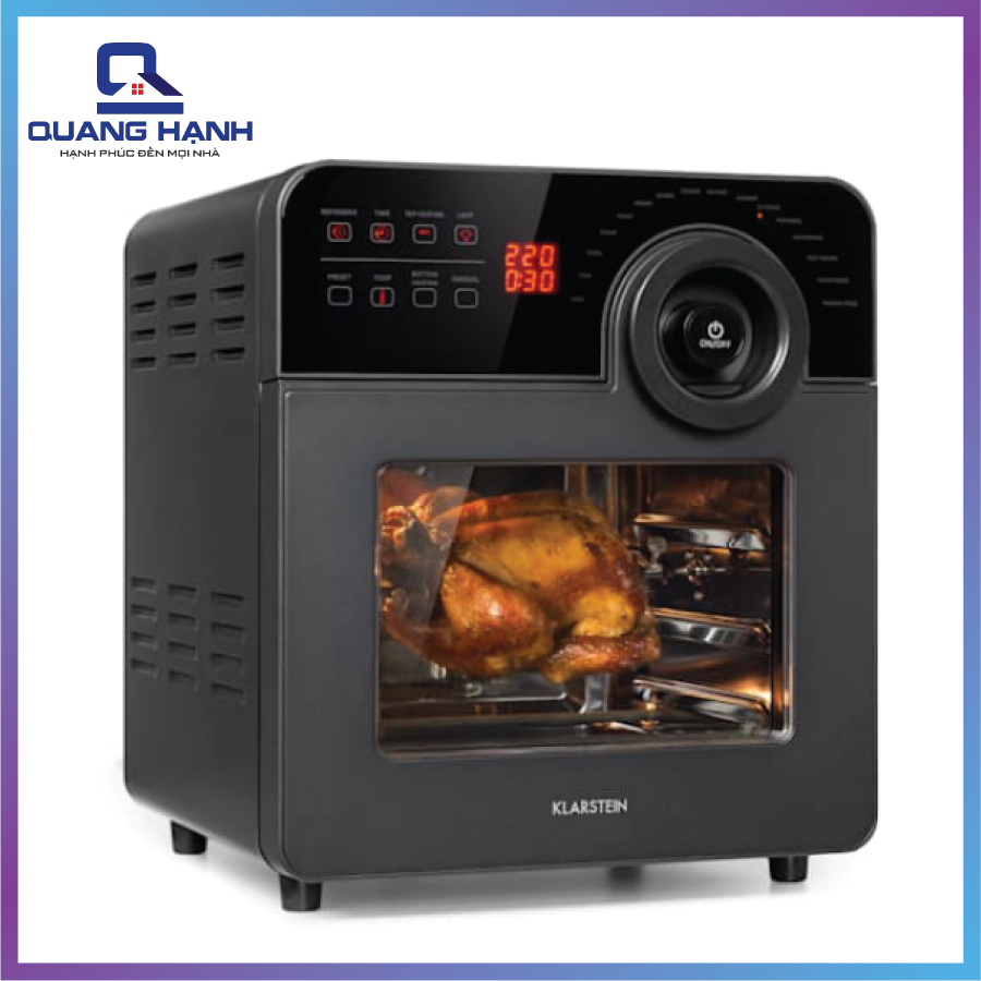 LÒ CHIÊN KLARSTEIN AEROVITAL CUBE CHEF 14L (cơ)
