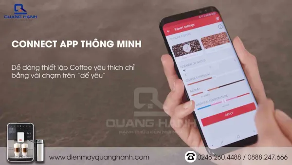 Máy pha cà phê Melitta Caffeo Passione OT Đen