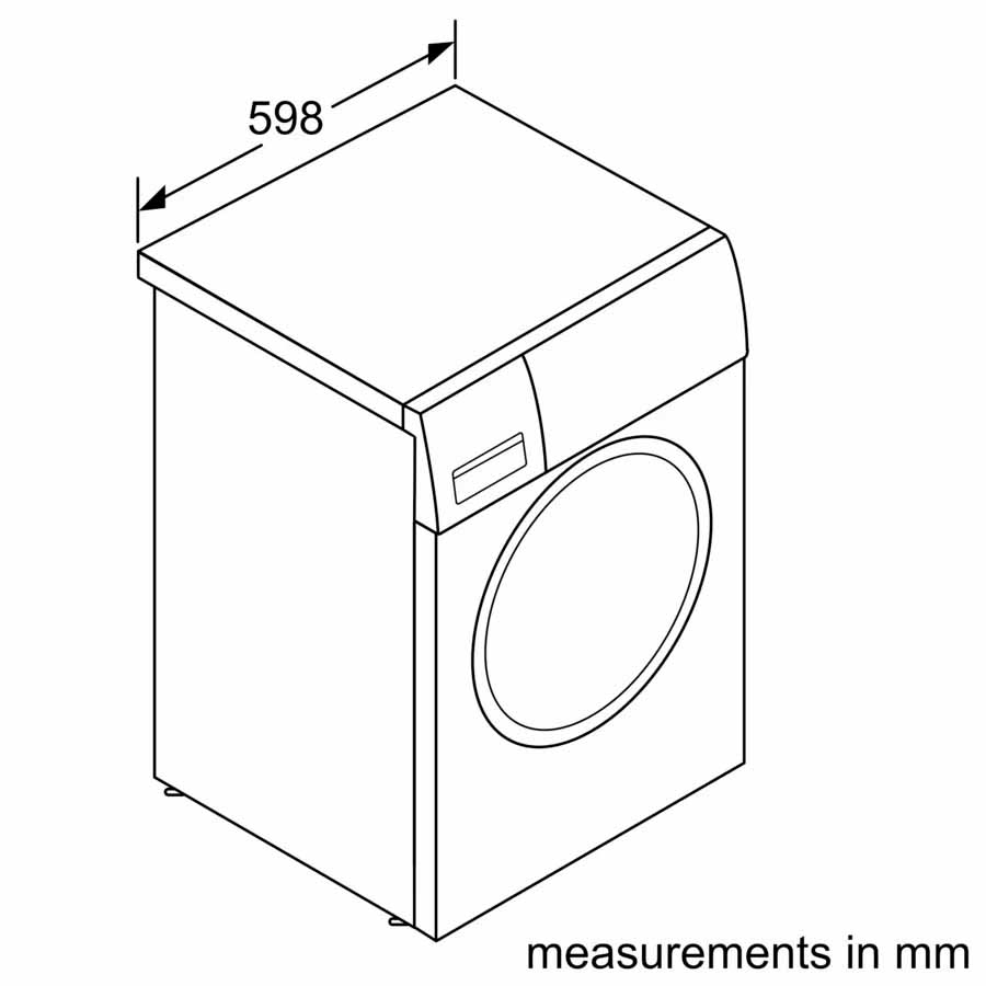 Máy giặt sấy Bosch WNA254U0SG Series 6 10kg