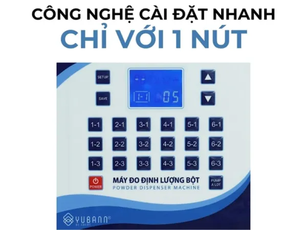 Máy định lượng bột Yubann YB-PD35L
